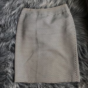 Le Suit Womens Tweed A-Line Skirt